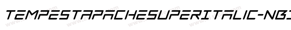 TempestApacheSuperItalic-nB3V字体转换
