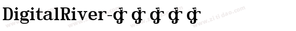 DigitalRiver字体转换