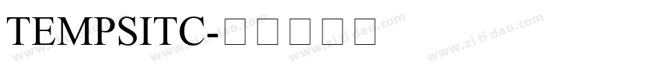 TEMPSITC字体转换