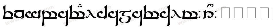 TengwarEldamarAlt-6YMY字体转换