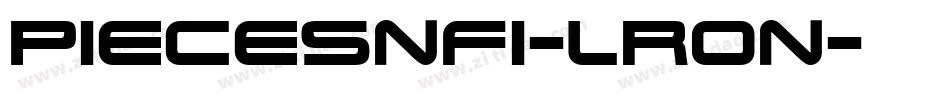 PiecesNfi-LrOn字体转换