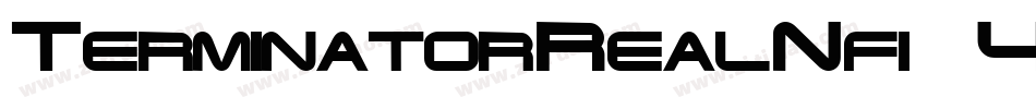 TerminatorRealNfi-4WeB字体转换