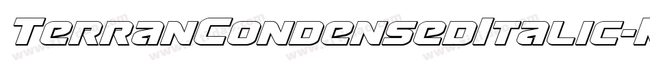 TerranCondensedItalic-MgAp字体转换 TerranCondensedItalic-MgAp字体转换