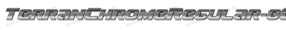 TerranChromeRegular-8GOM字体转换