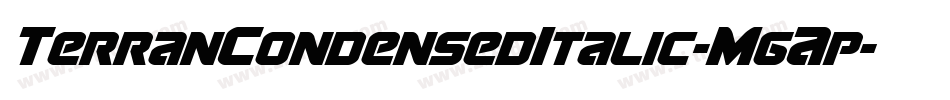 TerranCondensedItalic-MgAp字体转换 TerranCondensedItalic-MgAp字体转换