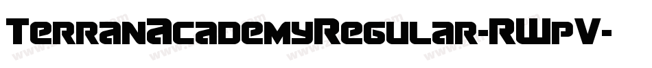 TerranAcademyRegular-RWpV字体转换