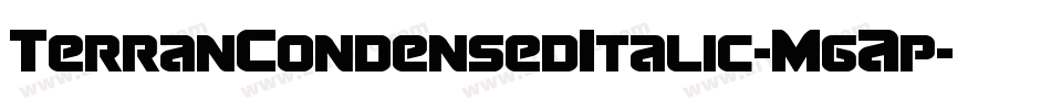 TerranCondensedItalic-MgAp字体转换 TerranCondensedItalic-MgAp字体转换