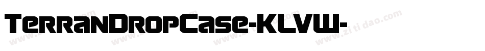 TerranDropCase-KLVW字体转换