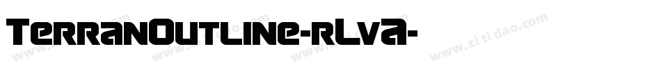 TerranOutline-rLvA字体转换