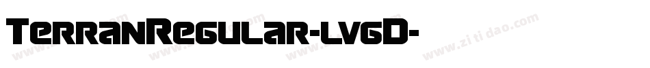 TerranRegular-lvgD字体转换