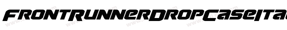 FrontRunnerDropCaseItalic-MgvP字体转换