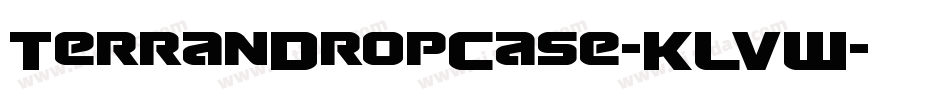 TerranDropCase-KLVW字体转换