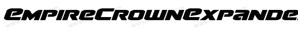 EmpireCrownExpandedItalic-1Ol2字体转换 EmpireCrownExpandedItalic-1Ol2字体转换