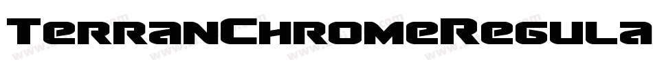 TerranChromeRegular-8GOM字体转换