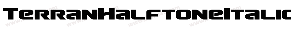 TerranHalftoneItalic-BML5字体转换