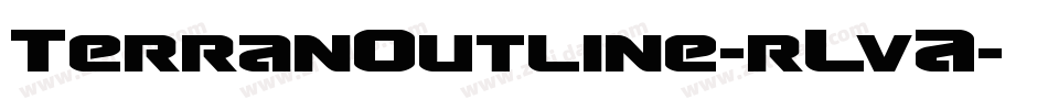 TerranOutline-rLvA字体转换