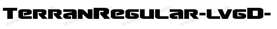 TerranRegular-lvgD字体转换