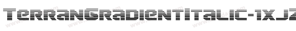 TerranGradientItalic-1xjZ字体转换