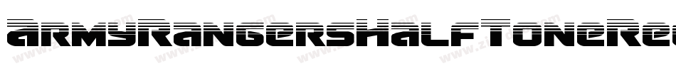 ArmyRangersHalfToneRegular-Ovp3字体转换