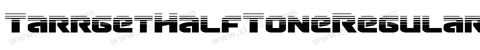 TarrgetHalfToneRegular-gzRY字体转换