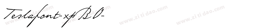 Teslafont-xpBO字体转换