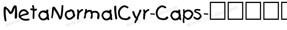 MetaNormalCyr-Caps字体转换