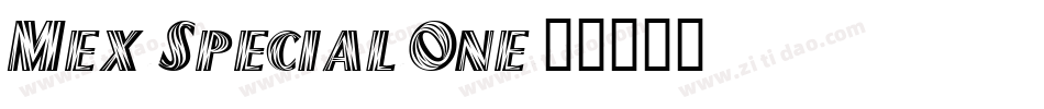 Mex-Special-One字体转换