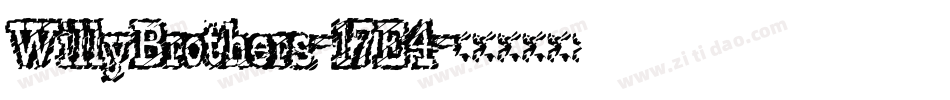 WillyBrothers-17E4字体转换