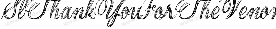 SlThankYouForTheVenom-vmjA字体转换