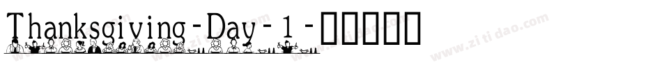 Thanksgiving-Day-1字体转换