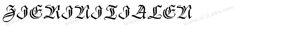 Zierinitialen2字体转换