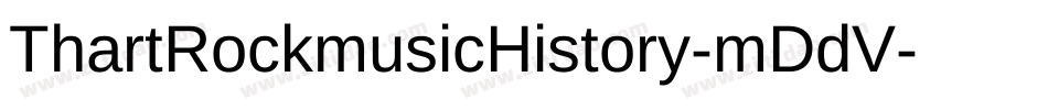 ThartRockmusicHistory-mDdV字体转换