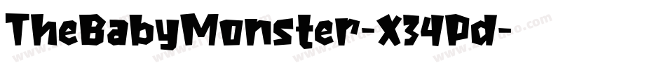 TheBabyMonster-X34Pd字体转换