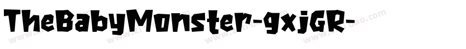 TheBabyMonster-gxjGR字体转换