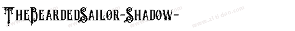 TheBeardedSailor-Shadow字体转换