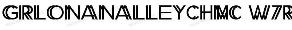 GirlOnAnAlleyChmc-W7rV字体转换