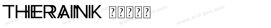 THERainK字体转换