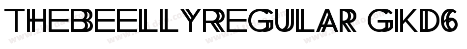 TheBeellyRegular-gKd6字体转换