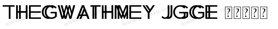 TheGwathmey-JgGE字体转换 TheGwathmey-JgGE字体转换