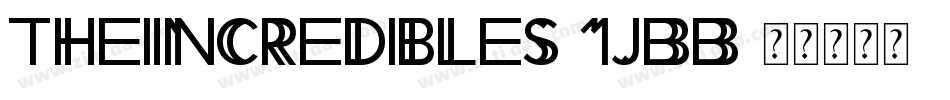 TheIncredibles-1jBB字体转换 TheIncredibles-1jBB字体转换
