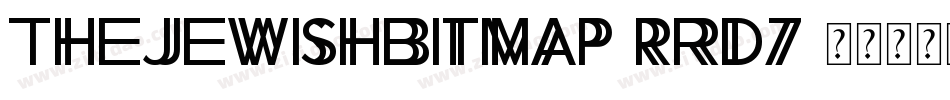TheJewishBitmap-rRd7字体转换