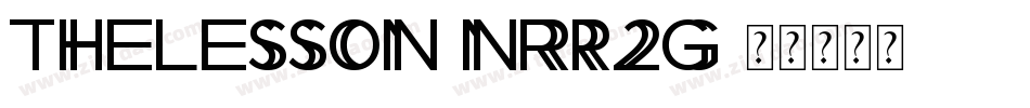 TheLesson-nRr2g字体转换