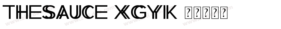 TheSauce-XGYK字体转换 TheSauce-XGYK字体转换