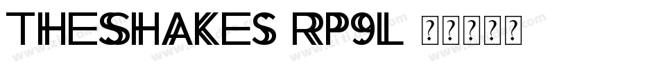 TheShakes-Rp9l字体转换
