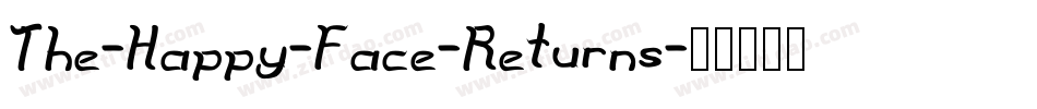 The-Happy-Face-Returns字体转换