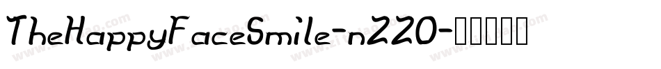 TheHappyFaceSmile-nZZO字体转换 TheHappyFaceSmile-nZZO字体转换