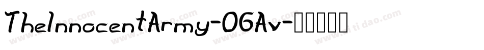TheInnocentArmy-06Av字体转换