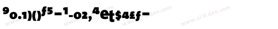 JambonoTF-BlackExpert字体转换