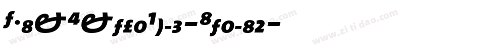 TMixExtraBold-Italic字体转换