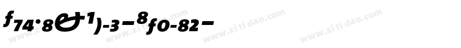 TheMixBold-Italic字体转换